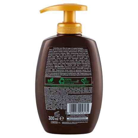 Vidal Argan Oil Sapone Liquido Olio di Argan Biologico 300 ml
